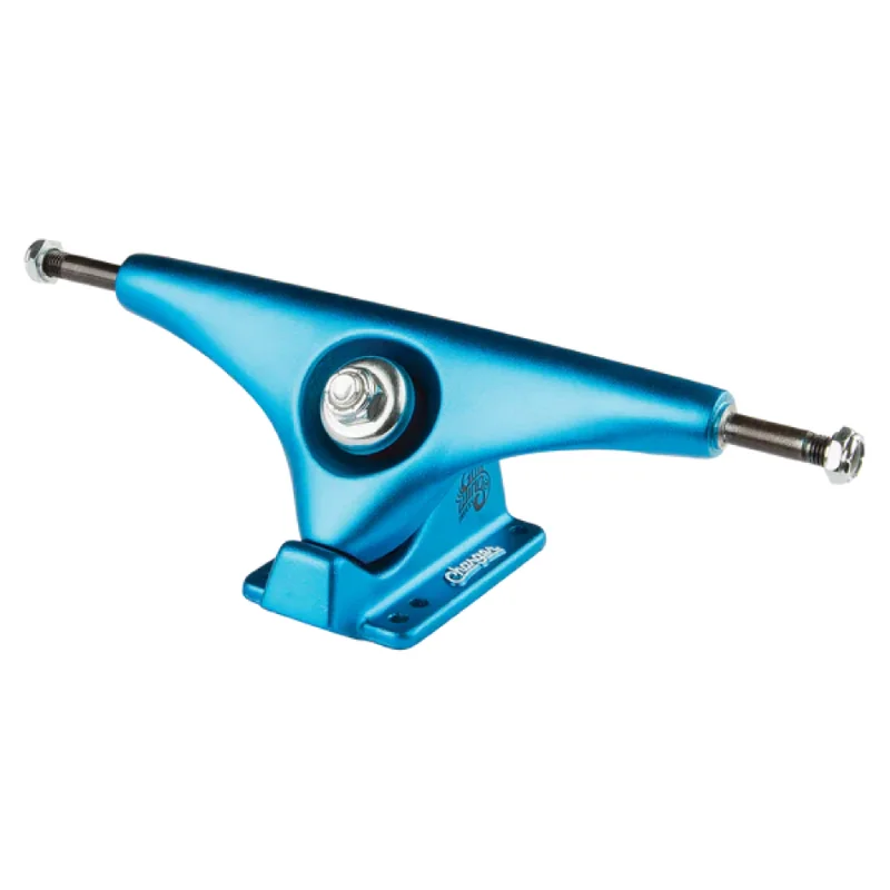 Best Skateboard Trucks For Flip Tricks-9" Gullwing Charger Reverse Kingpin Trucks Blue