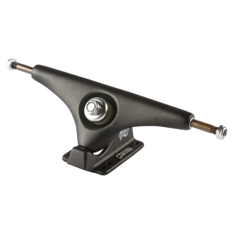 Skateboard Trucks With Reinforced Support-10" Gullwing Charger Reverse Kingpin Trucks Black