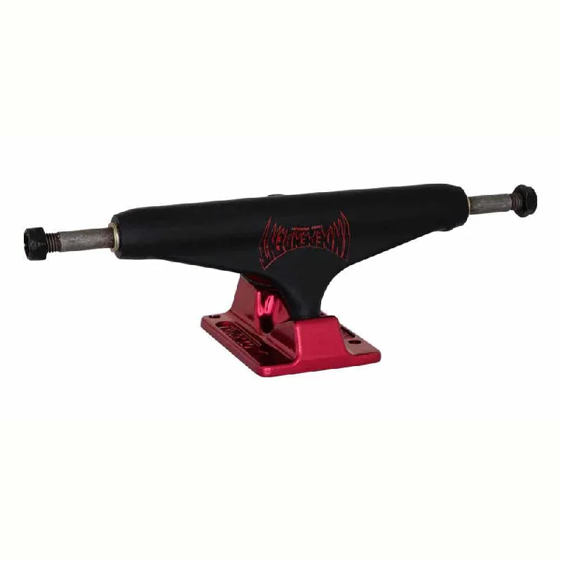 Skateboard Trucks With Shock Absorption-Indy Independent Stage 11 Skateboard Trucks 149 Forged Hollow Voltage Span Black 149mm