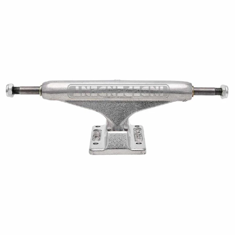 Skateboard Trucks With Pro Skater Approval-Indy Stage 11 Skateboard Trucks 139 Bar Hollow IKP Polished Silver 139mm