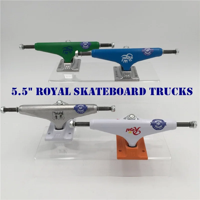 Versatile Skateboard Trucks-Double Rocker USA Royal 5.5"Skateboards Truck made by Aluminum for the deck size 8.25" or above for Skateboarding Trucks