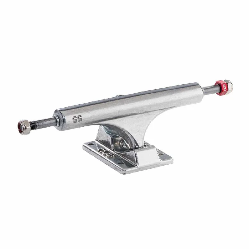 Park-Style Skateboard Trucks-Ace AF1 Skateboard Trucks LOW Polished Silver 55