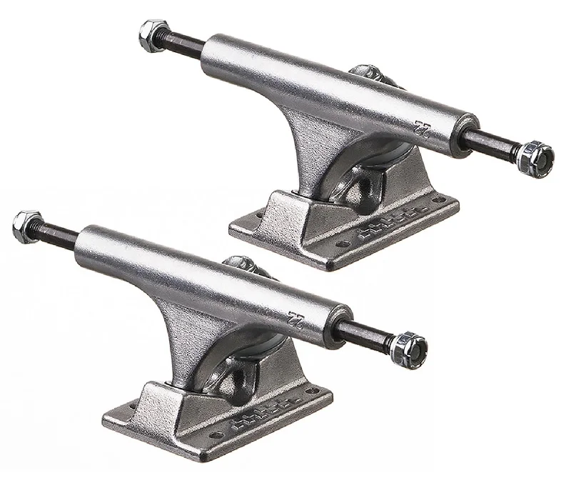 Skateboard Trucks With Hardened Steel Axles-Ace Classic 22 Polished Skateboard Trucks - 22