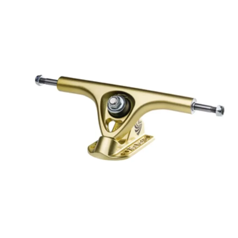 Skateboard Trucks With No-Slip Bushings-Paris V3 180mm - Gold Satin