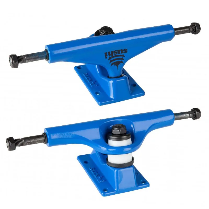 Skateboard Trucks With Long-Lasting Coating-Sushi Pagoda 5.25 Skateboard Trucks, Blue