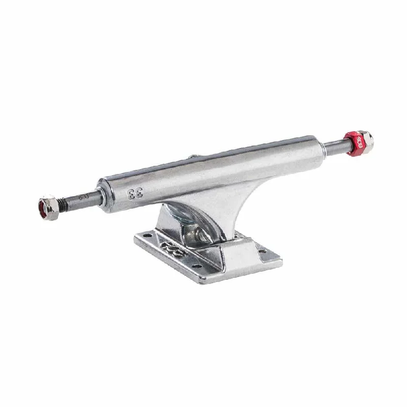 Longboard Compatible Skateboard Trucks-Ace AF1 Skateboard Trucks LOW Polished Silver 33