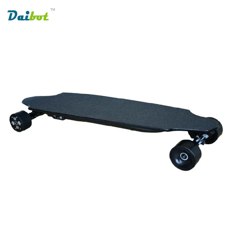 Skateboard with Hollow Trucks-2017 New 4 Wheel Electric Scooter Skateboard Hoverboard Longboard Kick Scooter 300W Dual Motor with Wireless Remote Controller