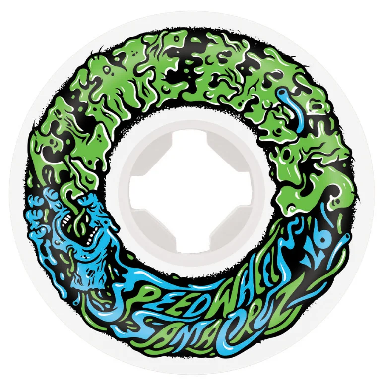 Skateboard Wheels for Aggressive Skating-Slime Balls Vomit Mini White 54mm 97a Wheels