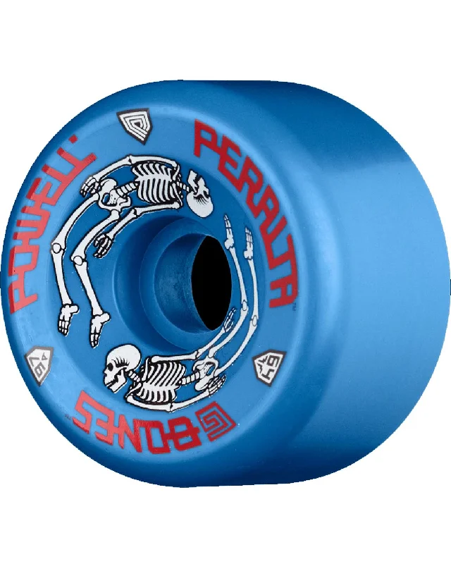 Skateboard Wheels with Reinforced Edges-G-Bones 97A Skateboard Wheels - Blue