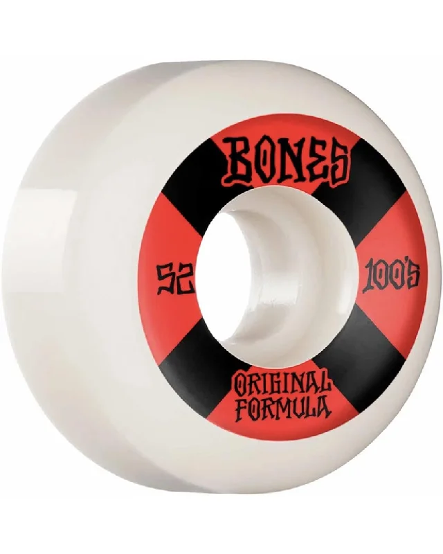 Trick Skateboard Wheels-V5 Sidecuts 100'S Skateboard Wheels - White