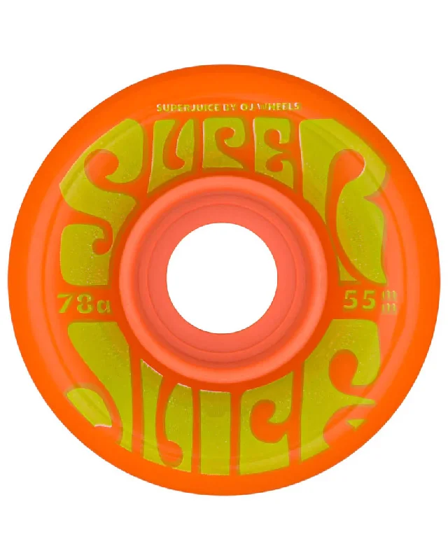 Skateboard Wheels for Heavy Riders-Mini Super Juice Skateboard Wheels - Orange