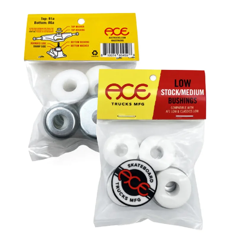 DIY Customizable Skateboard Hardware-Ace Trucks Bushings Low Medium/Stock