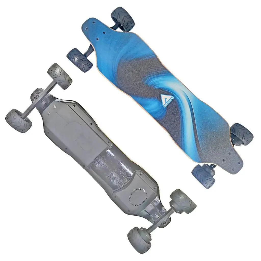 Skateboard with Bold Colors-AEboard Vortex Longboard Electric Skateboard