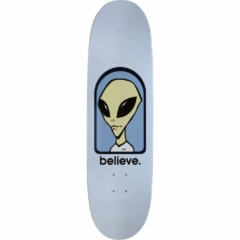 Skateboard Deck for Smooth Rides-Alien Workshop Believe Egg Blue 8.75" Skateboard Deck