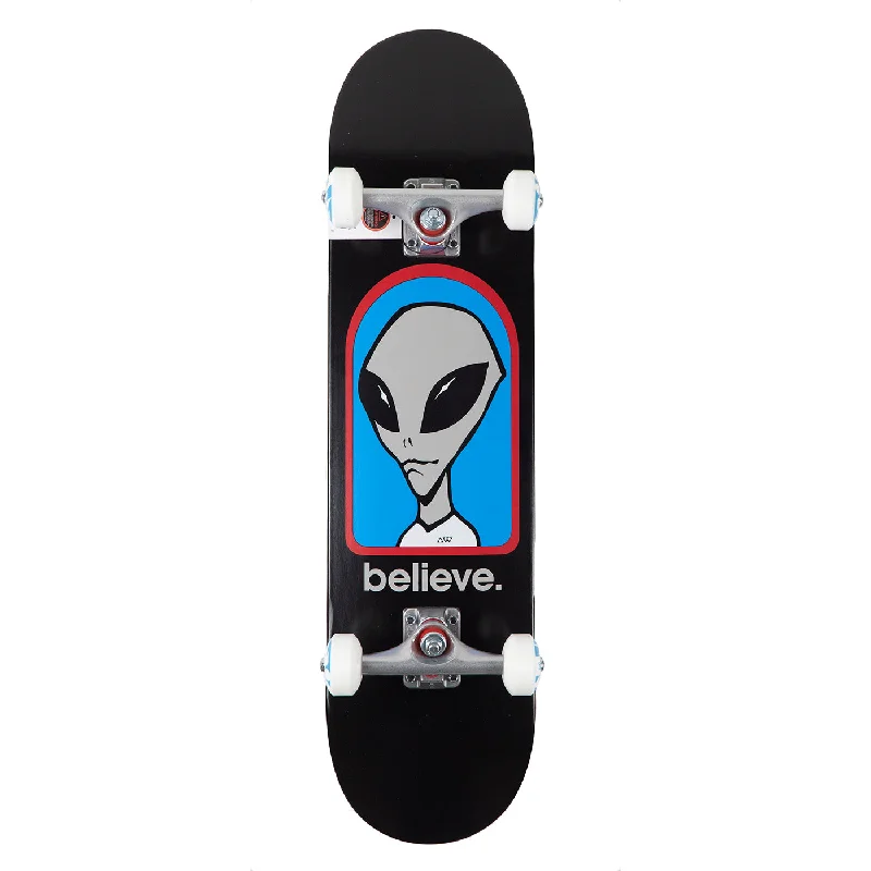 Skateboard for Extreme Riding-Alien Workshop Believe Complete Skateboard - 7.75"