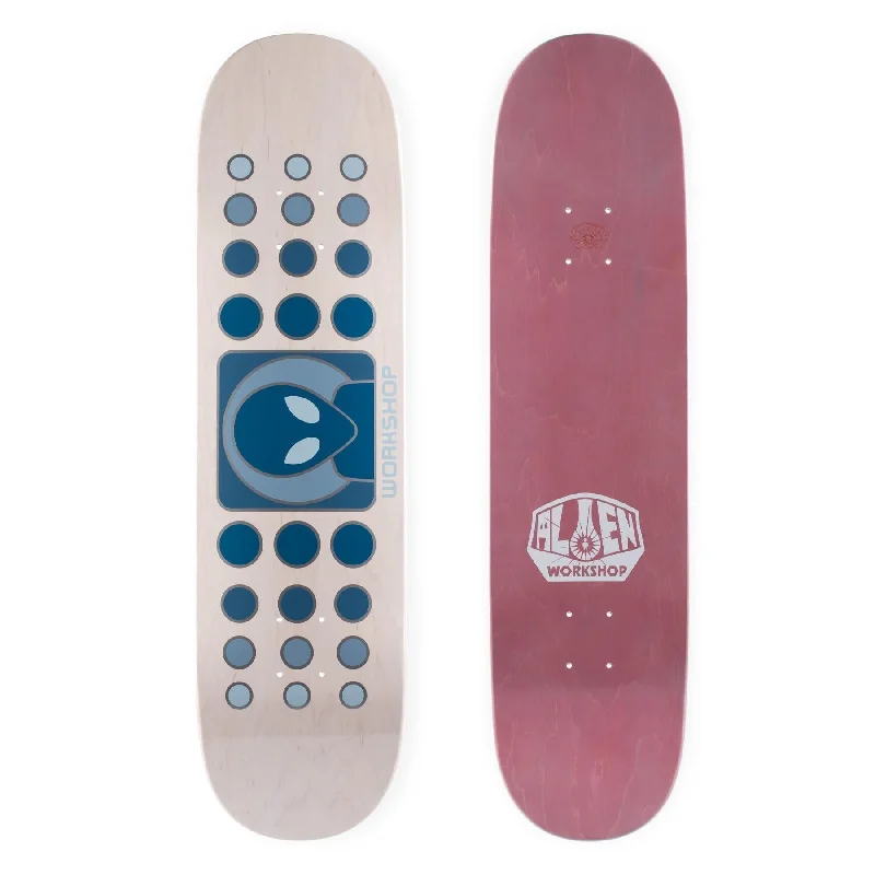 Skateboard Deck with Smooth Finish-Alien Workshop Dot Fade White Wash Skateboard Deck Multi 8.25''