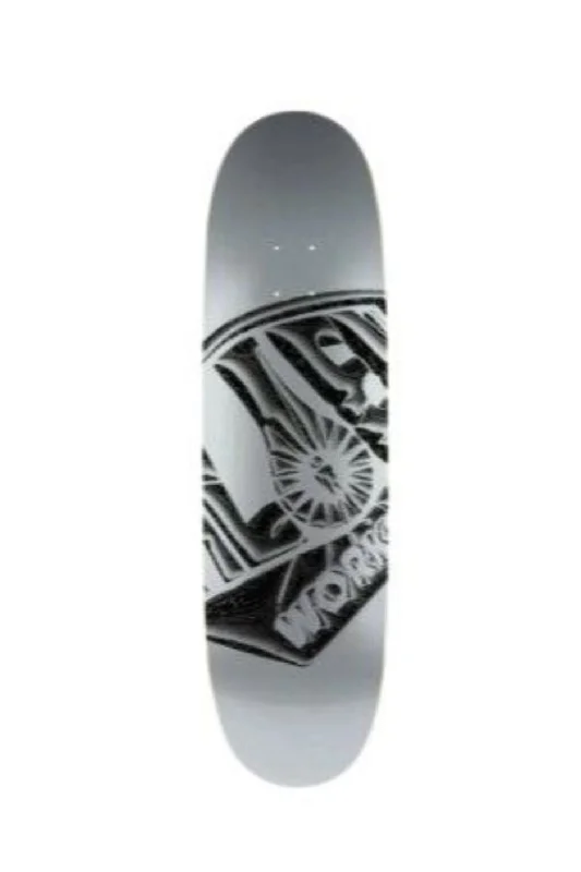 Skateboard Deck with Minimalist Design-Alien Workshop OG LQD Skateboard Deck White 8.75