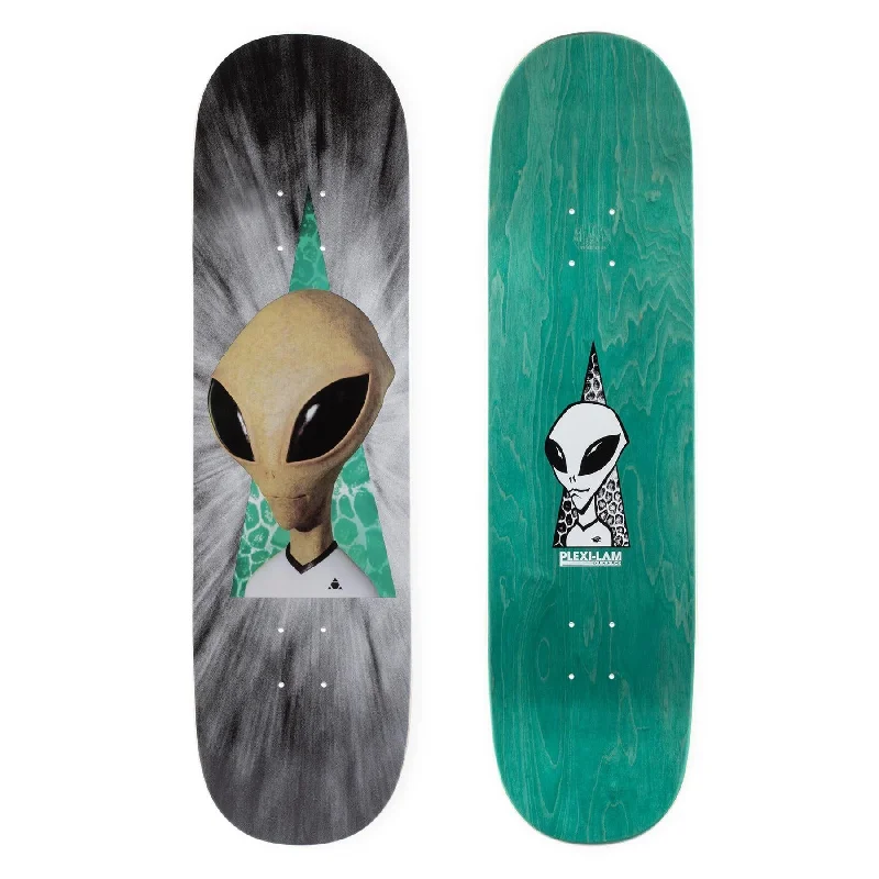 Skateboard Deck with Narrow Profile-Alien Workshop Visitor Reality PLEXI LAM Skateboard Deck Multi 8.5''