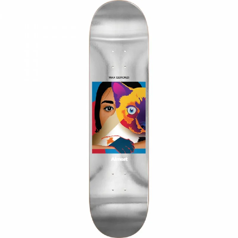 Skateboard Deck for Hardcore Skaters-Almost Geronzi Life Stills Impact Lt. 8.25" Skateboard Deck