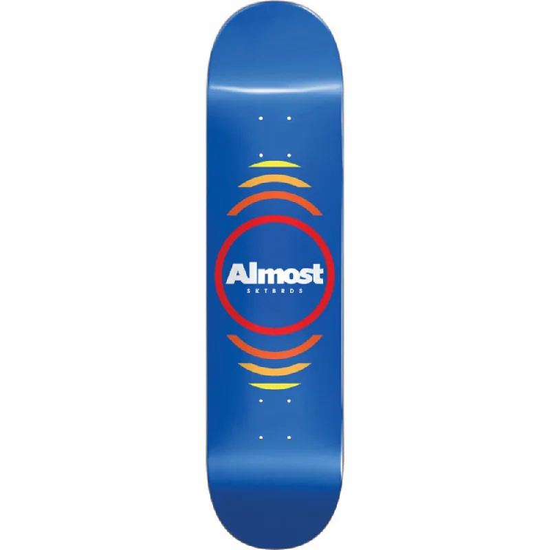 Skateboard Deck with Extra Reinforcement-Almost Reflex Blue 8.0" Skateboard Deck