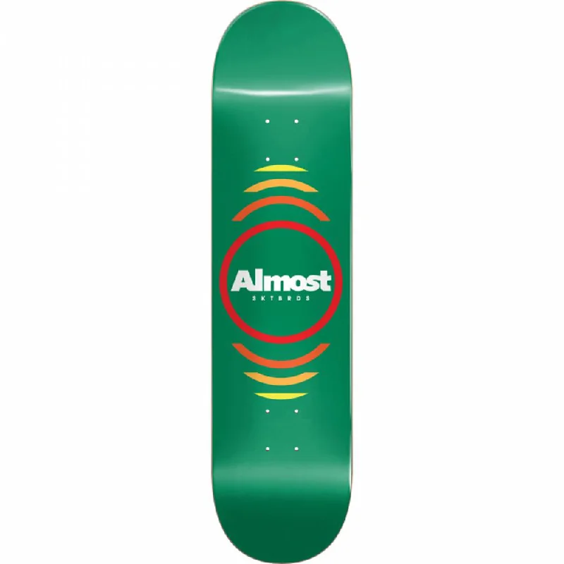 Skateboard Deck with Premium Veneer-Almost Reflex Hybrid Green 7.37" Skateboard Deck