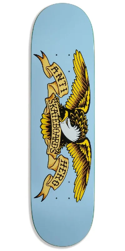 Beginner Skateboard Deck-Anti-Hero Classic Eagle Skateboard Deck - Blue - 8.28"