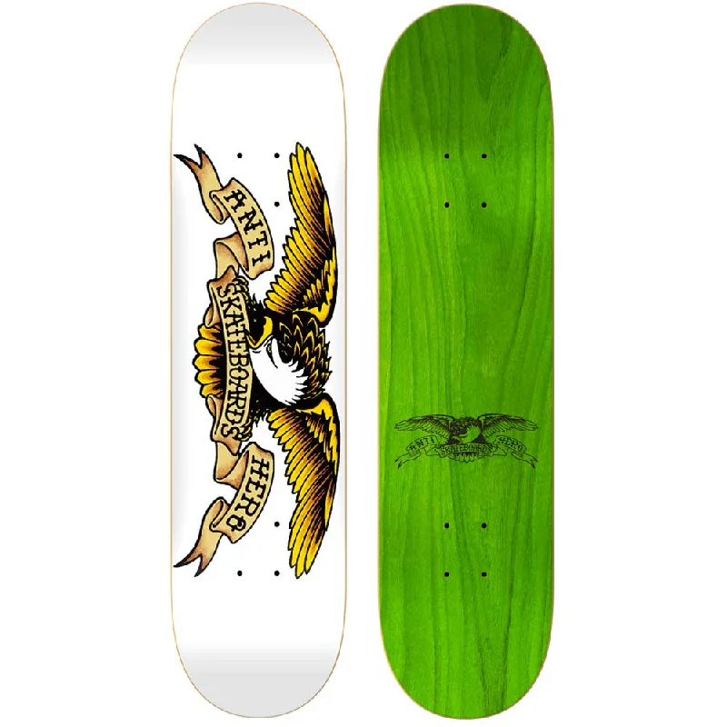 Skateboard Deck with Heat-Transfer Graphics-Anti Hero Classic Eagle Team Skateboard Deck 8.75"