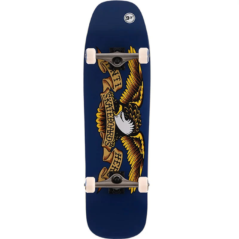 Skateboard with Travel-Friendly Size-Anti Hero Shaped Classic Eagle Skateboard Complete - 9.3"