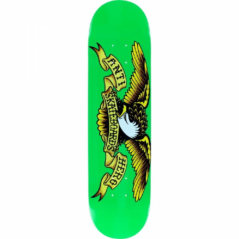 Skateboard Deck for DIY Skaters-Antihero Classic Eagle Green 7.81" Skateboard Deck