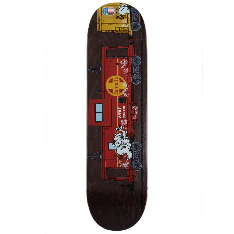 Skateboard Deck with Vintage Graphics-Art Project x J Strickland ATSF Skateboard Deck - 8.25"