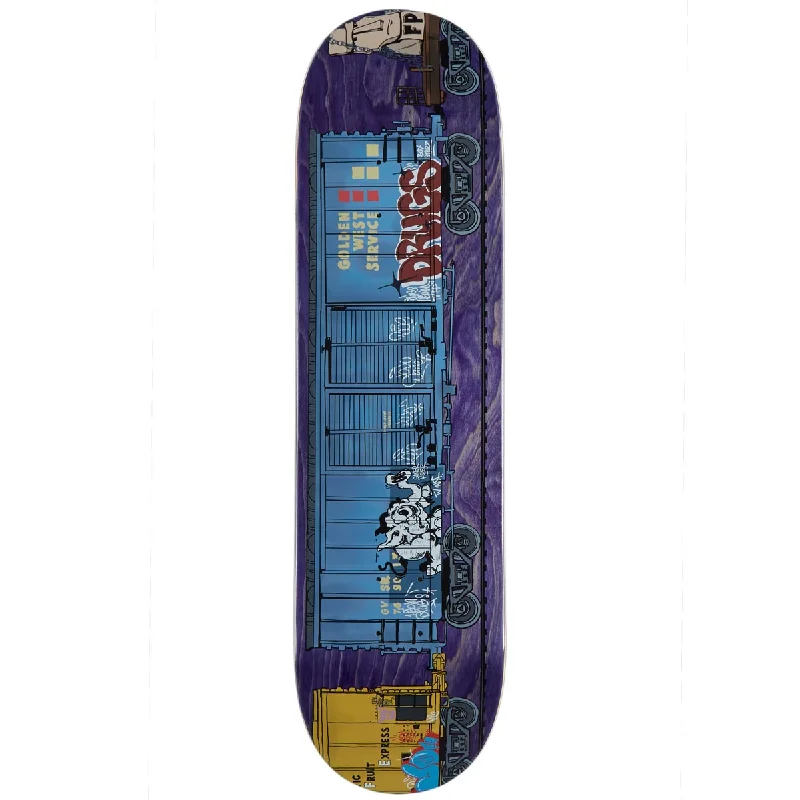 Skateboard Deck with Retro Look-Art Project x J Strickland GVSR Skateboard Deck - 8.25"