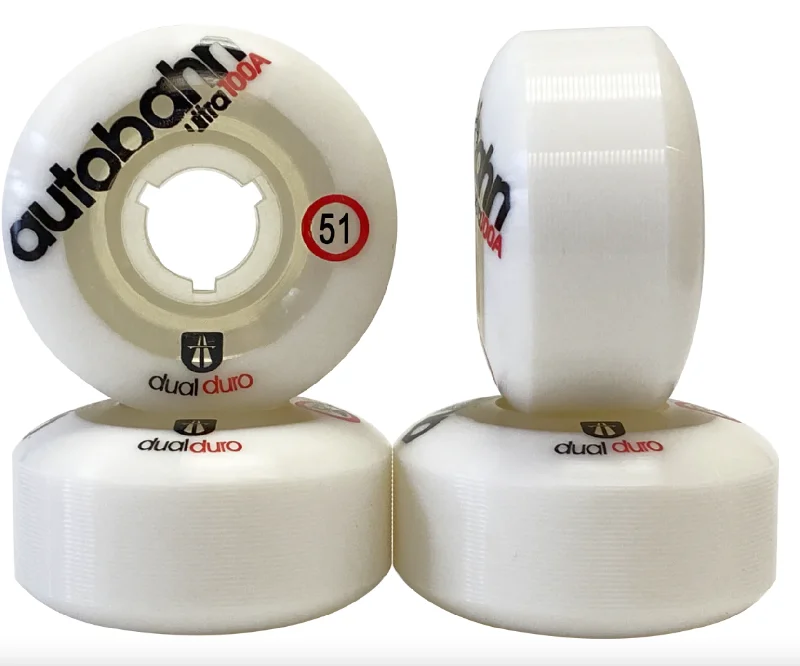 Skateboard Wheels for Bowl Skating-Autobahn Dual Duro ULTRA  51 MM/100A Skateboard Wheels