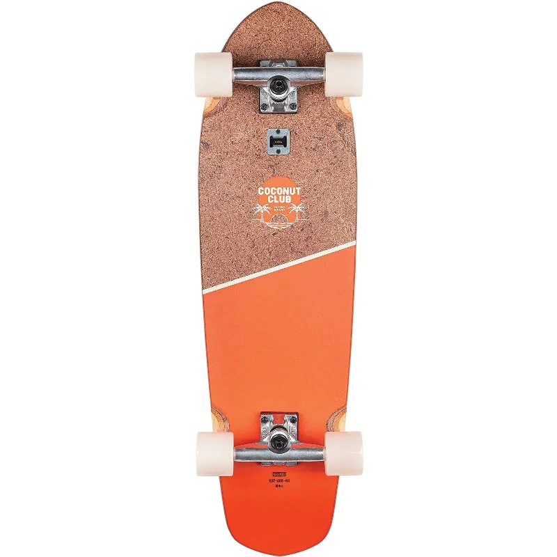 Skateboard for Street Tricks-Big Blazer Coconut Mandarin Complete Skateboard Cruiser