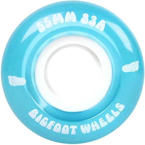 Skateboard Wheels for Daily Commutes-Bigfoot Cruiser Skateboard Wheels Blue 55MM 83A