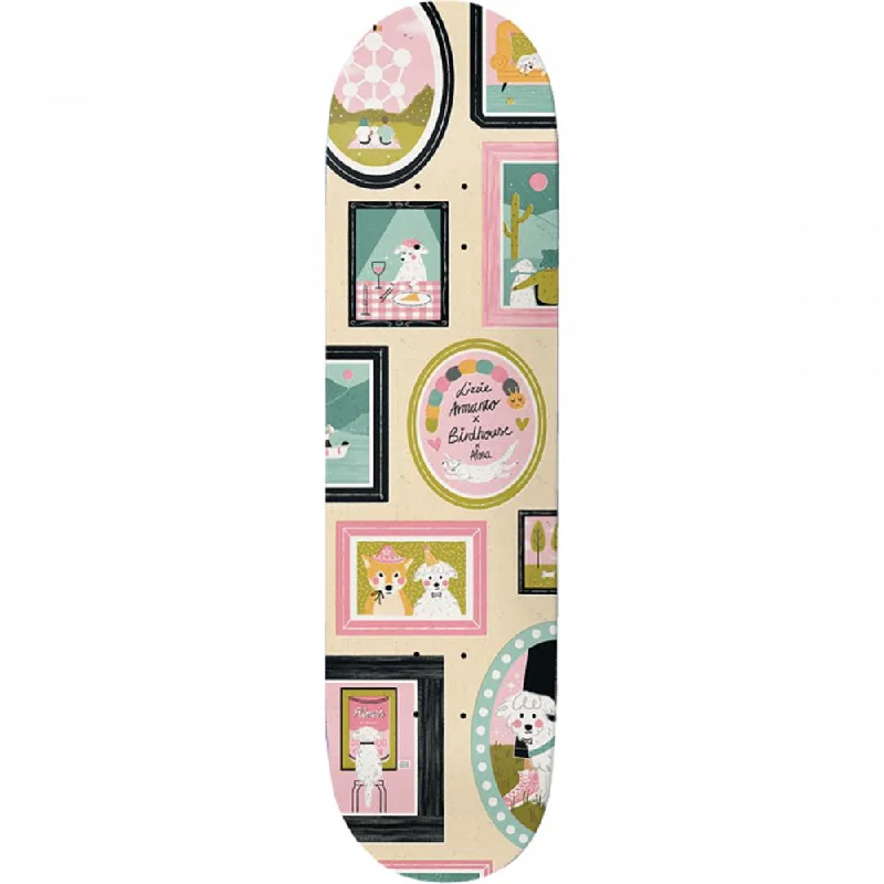 Skateboard Deck with Rounded Nose-Birdhouse Armanto Alma 8.25" Skateboard Deck