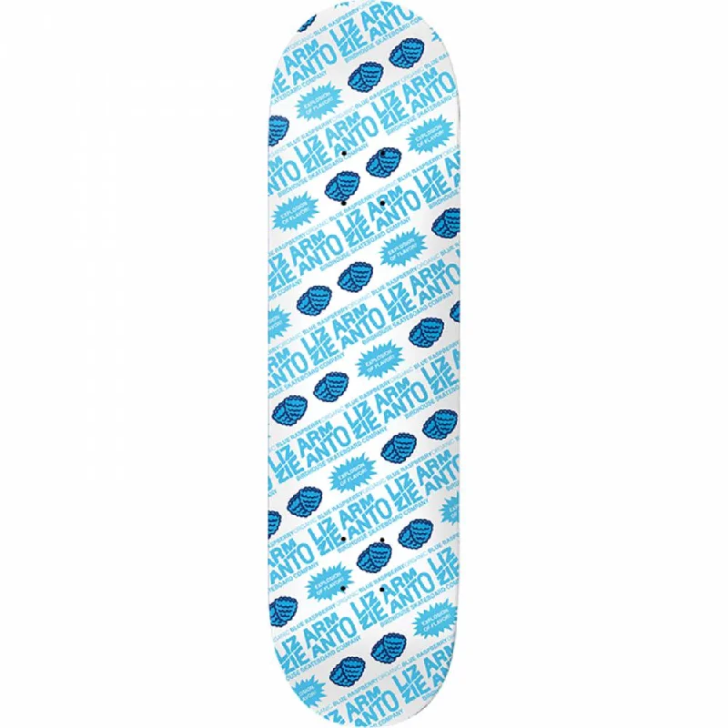 Skateboard Deck with Fiberglass-Birdhouse Armanto Blue Razz 8.25" Skateboard Deck