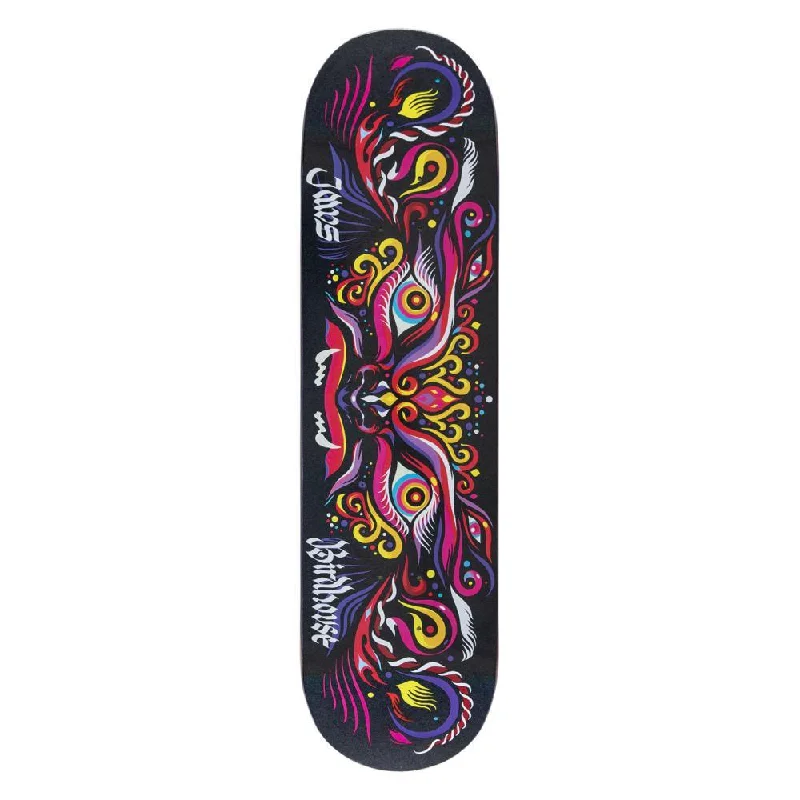 Skateboard Deck for Aggressive Skating-Birdhouse Pro Skateboard Deck Jaws Entities Multi 8.375"