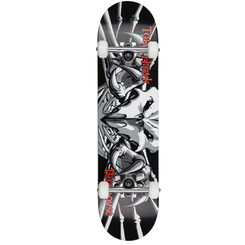 Skateboard for Girls-Birdhouse Stage 3 Falcon 2 Complete Skateboard Red 8"