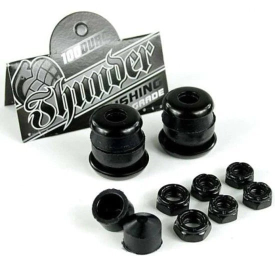 Stylish Skateboard Hardware-THUNDER - BLACK 100DU REBUILD KIT