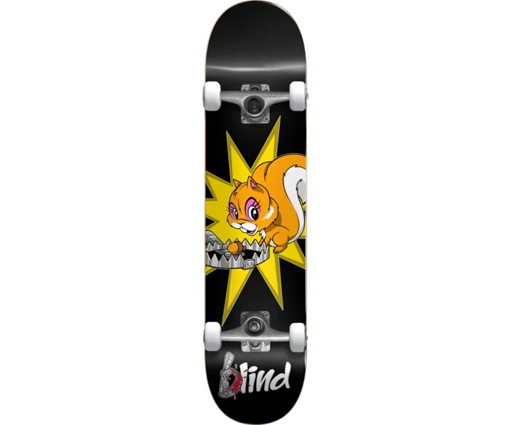 Skateboard for Skaters-Blind Fur Muncher FP Skateboard Complete - 7.87" Black