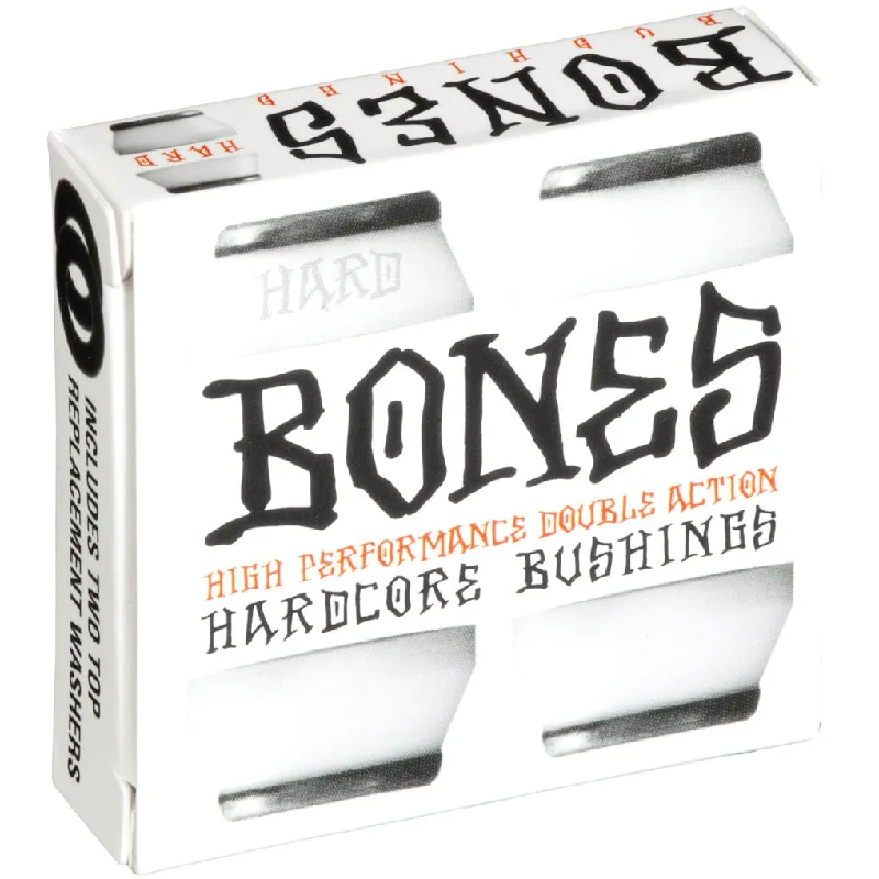 Wear-Resistant Skateboard Hardware-Bones Bushings 96A Hard White