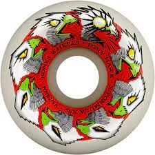 Skateboard Wheels with Polyurethane Material-Bones Hawk Animation Pro Side Cut X-Formula Wheels (58MM)