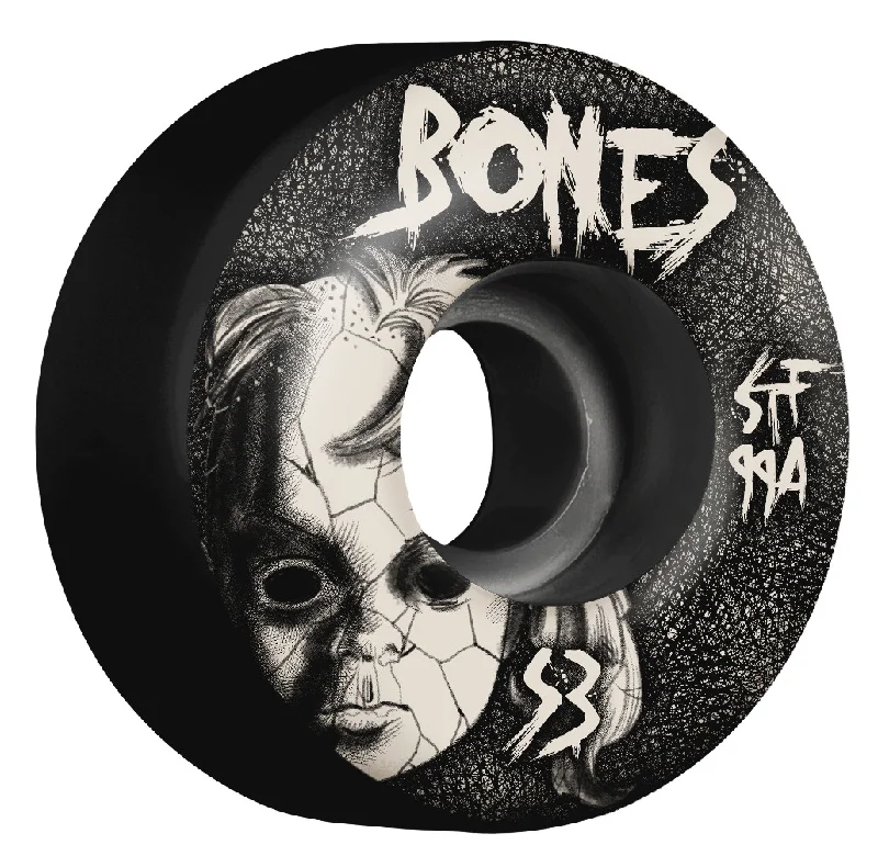 Skateboard Wheels with High Resilience-Bones STF Dollhouse V1 99A 53mm Wheels