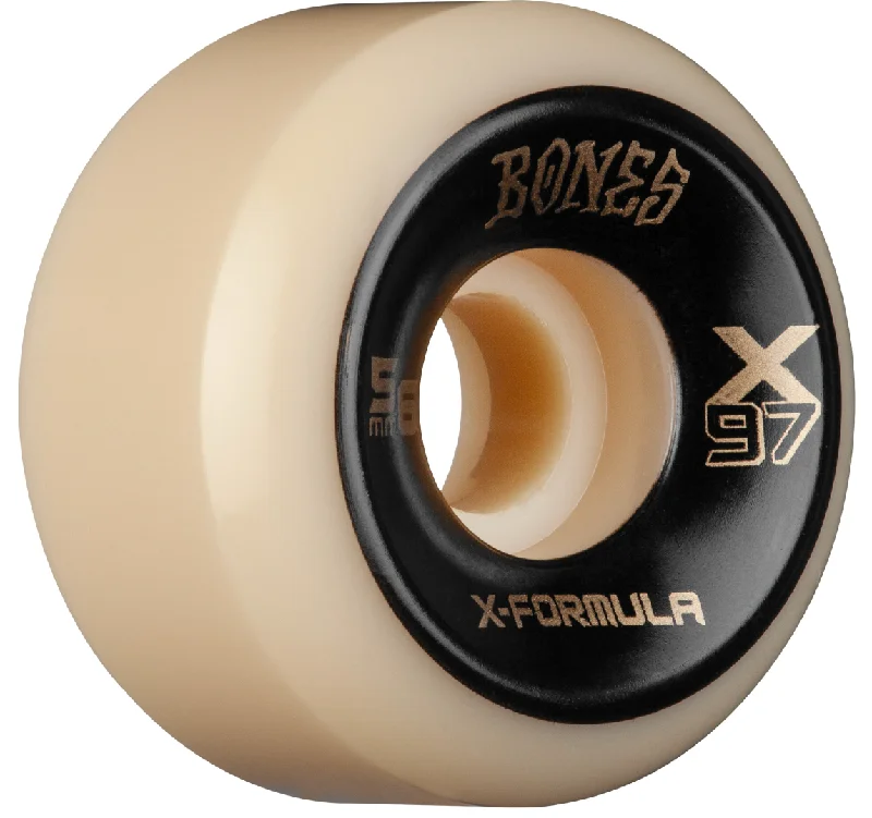 Skateboard Wheels for Rough Terrain-Bones X Formula 56mm Wheels 97a