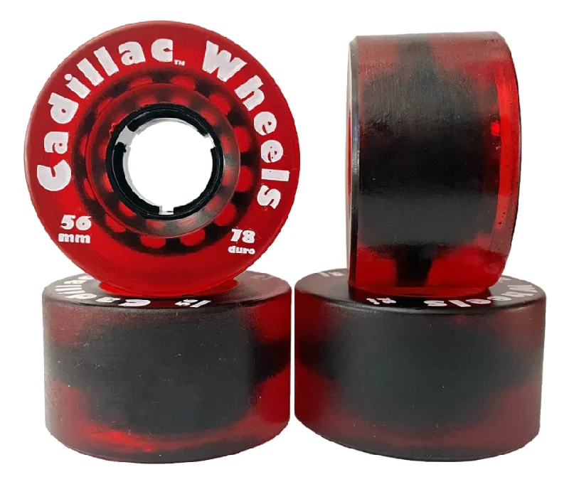 Trick Skateboard Wheels-Cadillac Original 56MM/78A RED skateboard wheels