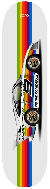 Skateboard with Silent Wheels-Car art 935 race car skateboard 9 V2