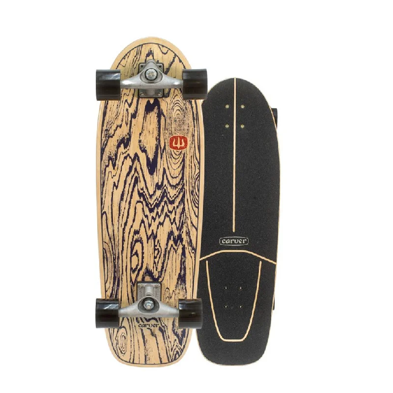 Skateboard for Free Riding-Carver Skateboards Grain Surfskate CX Raw Complete - (V4)31.25"