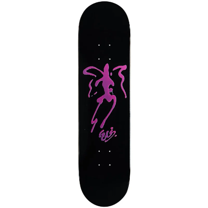 Skateboard Deck with Handcrafted Quality-CCS Ink Angel Skateboard Deck - Black