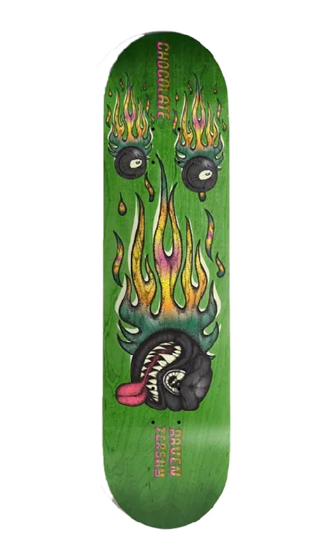 Adults' Skateboard Deck-Chocolate Mad 8-Ball WR41 Deck Raven Tershy