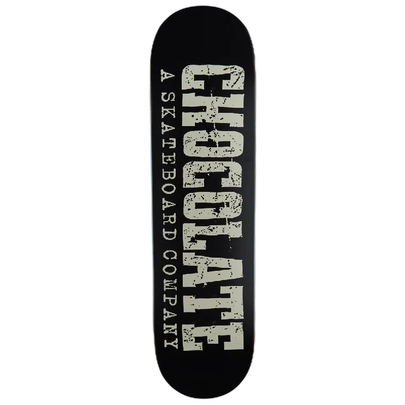 Skateboard Deck with Extra Reinforcement-Chocolate Western Heritage Alvarez Skateboard Deck - Black - 8.25"